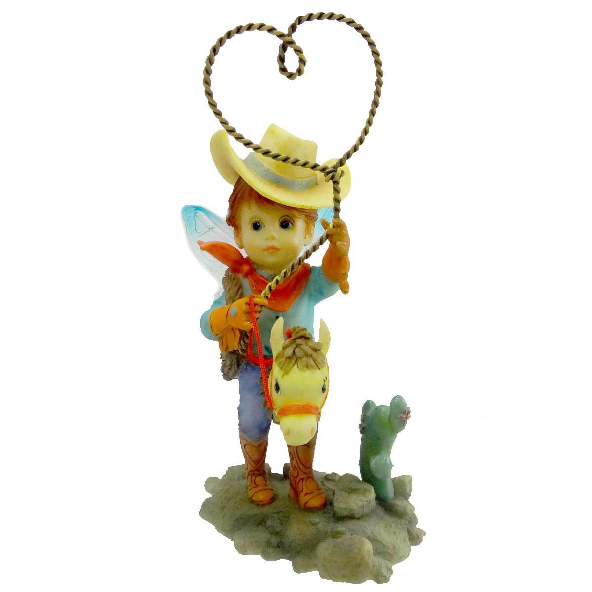 My Little Kitchen Fairies from Enesco Cowboy Fairie Figurine 5.25 IN