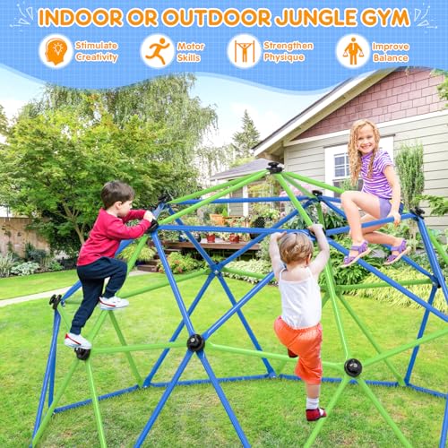 Image of Climbing Dome Jungle Gym 10ft Outdoor Playset Kids Playground Equipment