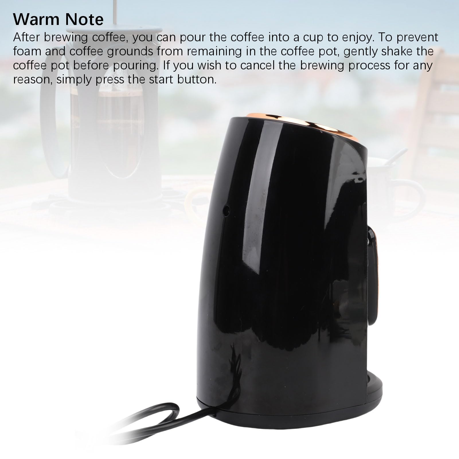 Türkische Kaffeemaschine, 600 Watt, 300 ml Fassungsvermögen, mit automatischer Abschaltfunktion, vollautomatisch, geeignet für Zuhause, Büro und Reisen.