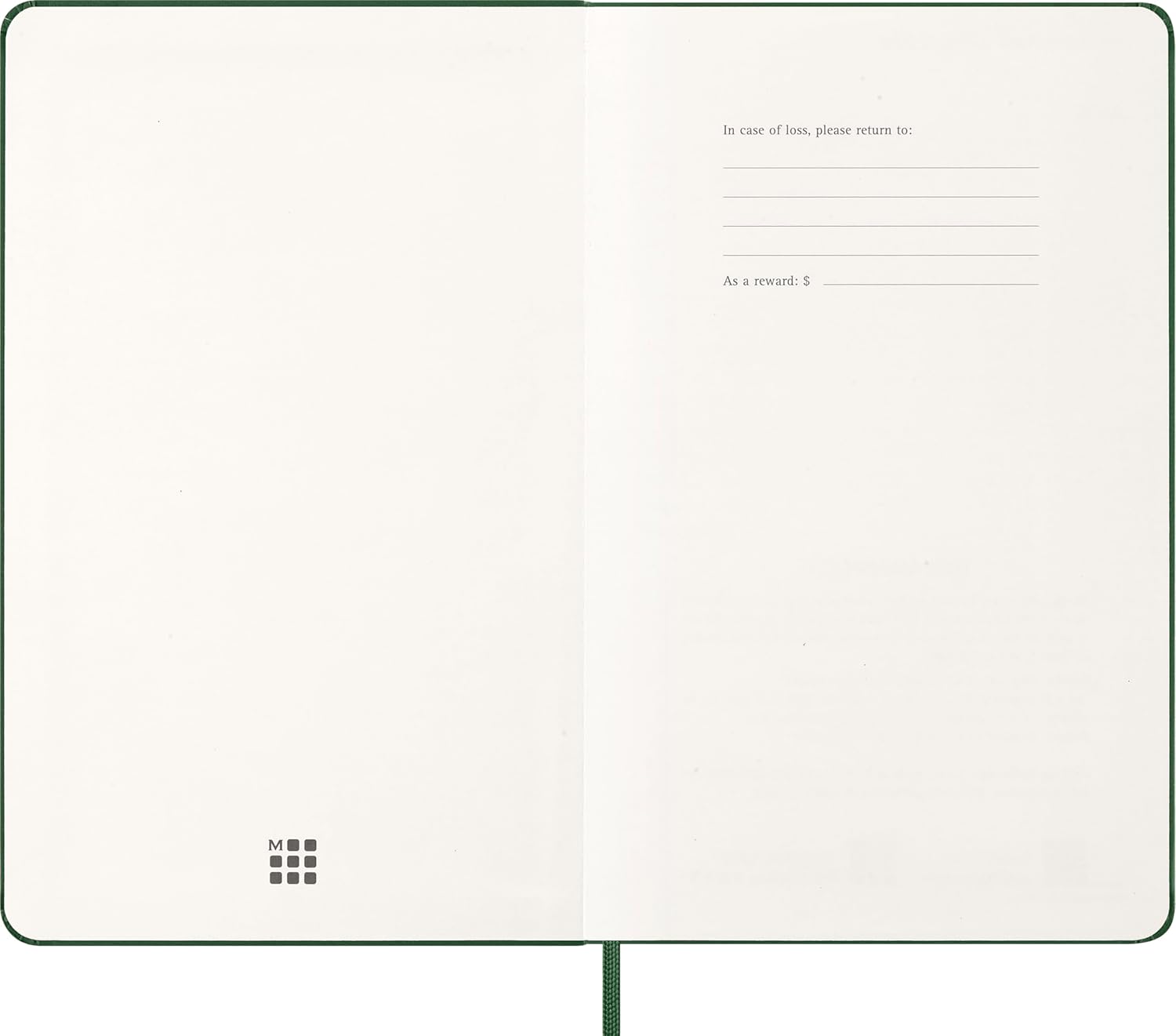 Moleskine Classic 12 Month 2026 Daily Planner, Hard Cover, Large (5" x 8.25"), Myrtle Green, 400 pages