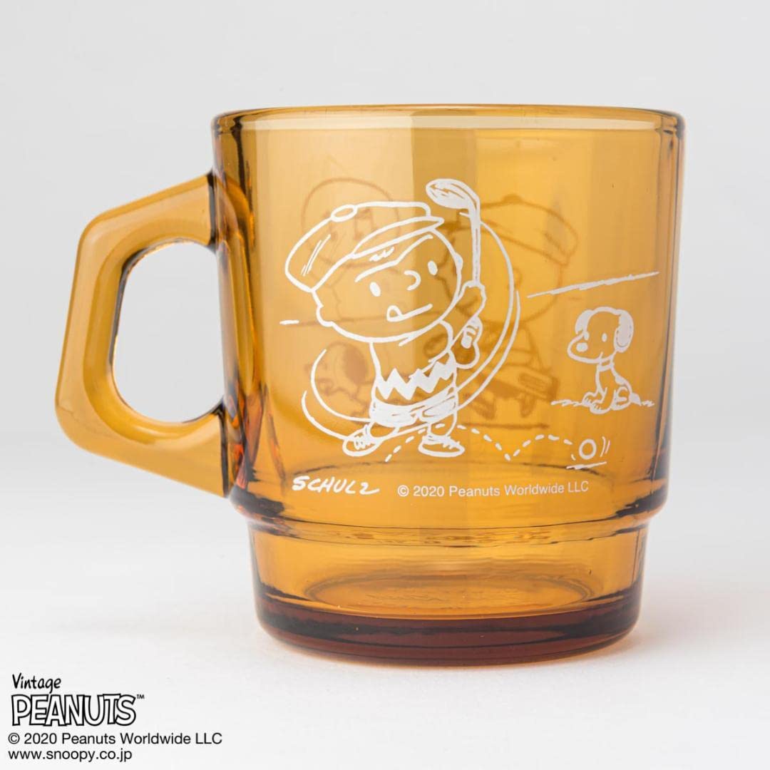 ファイヤーキング - チャーリーブラウン Fire-King スタッキングマグ Peanuts [チャーリー・ブラウン