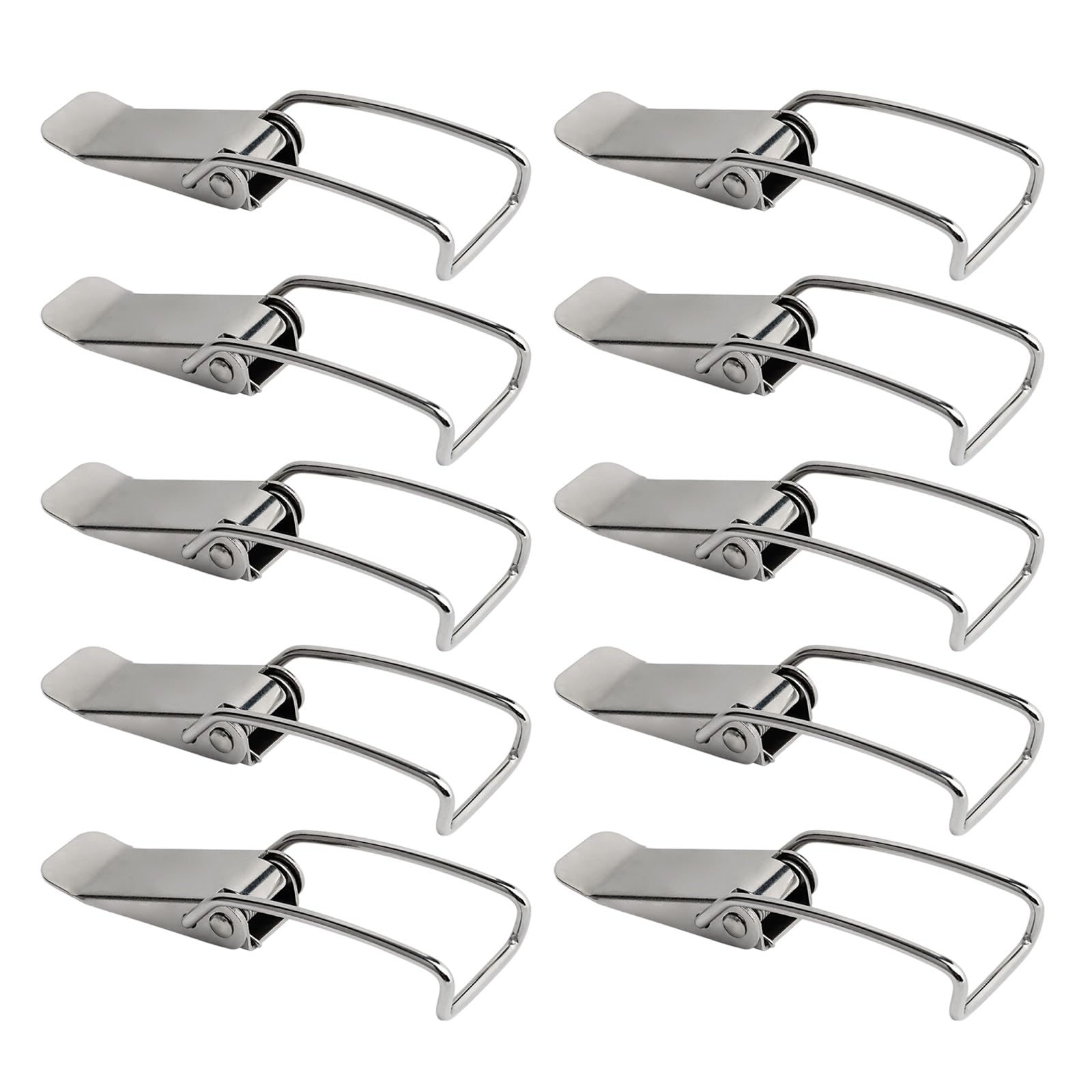 Fentency Small H 115B Industrial Latches Hook Smooth Finish Secure Fastener 10Pcs For Indoor Outdoor Structural Applications Steel Hasp