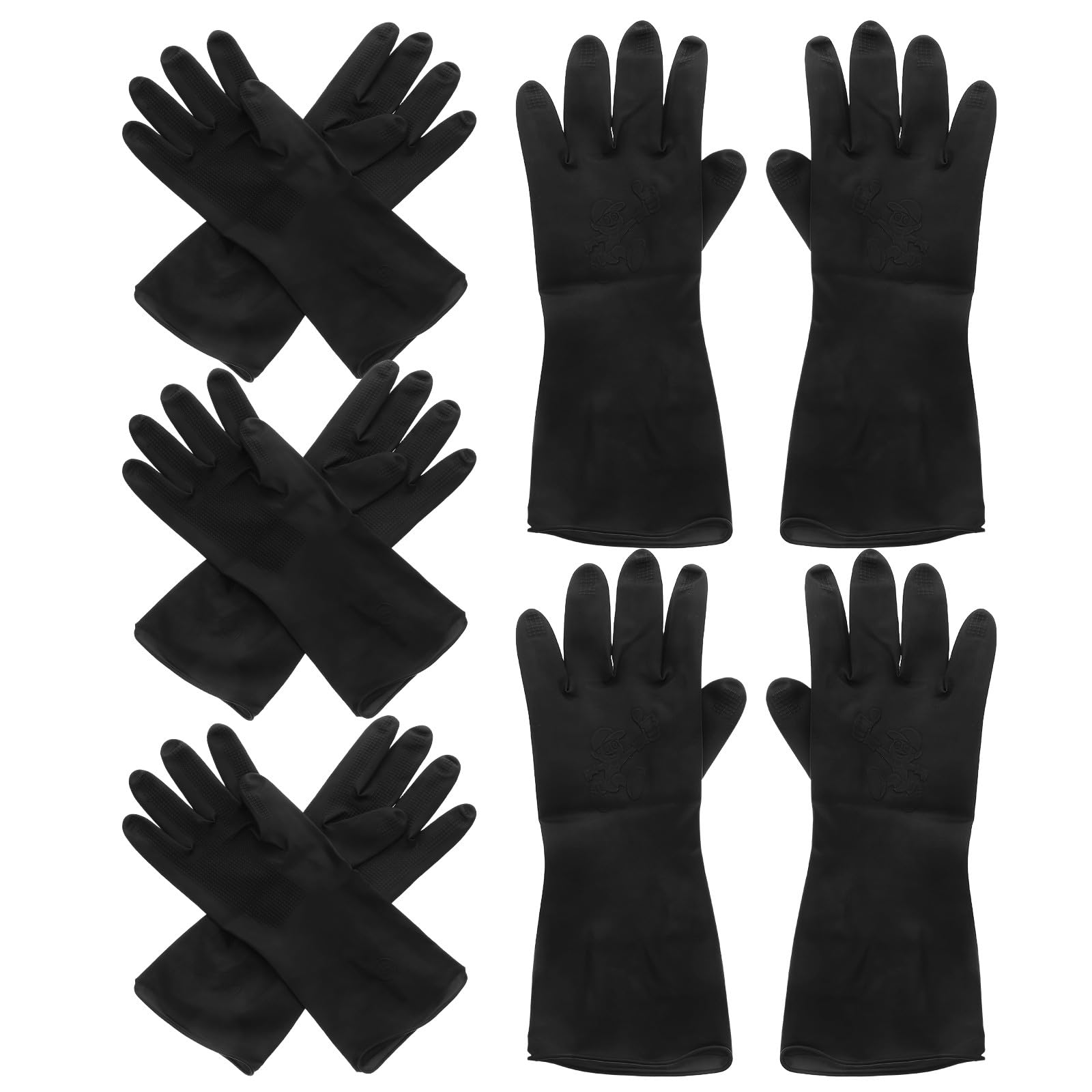 Moufles en latex pour coloration et teinture étanches réutilisables taille S