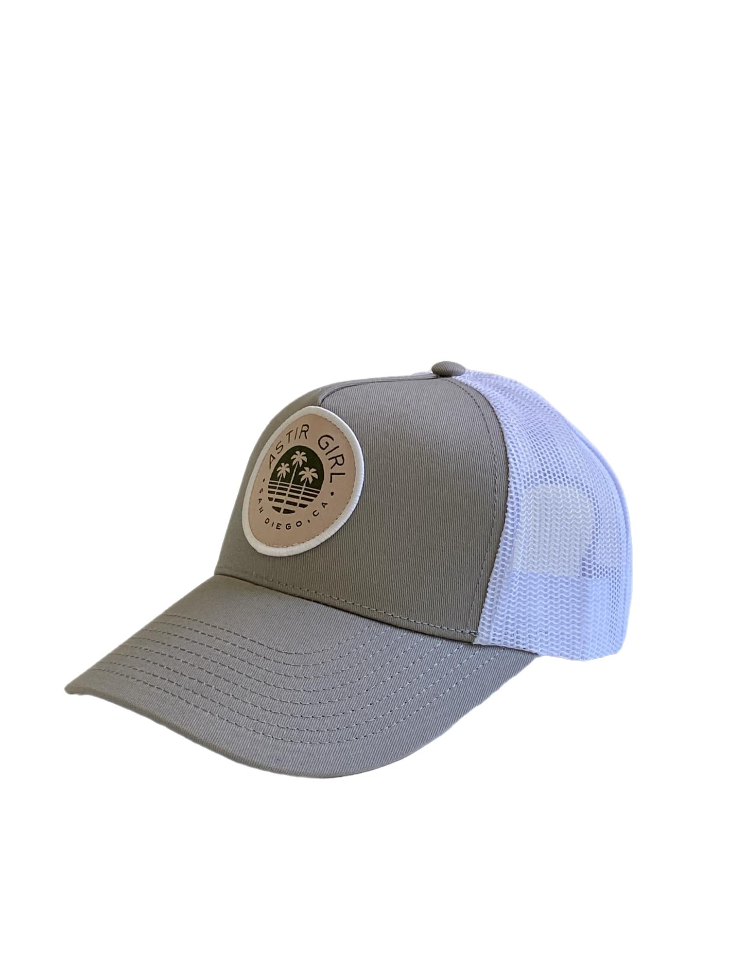 Astir GirlWomen's Hat - Trucker - Gray & White