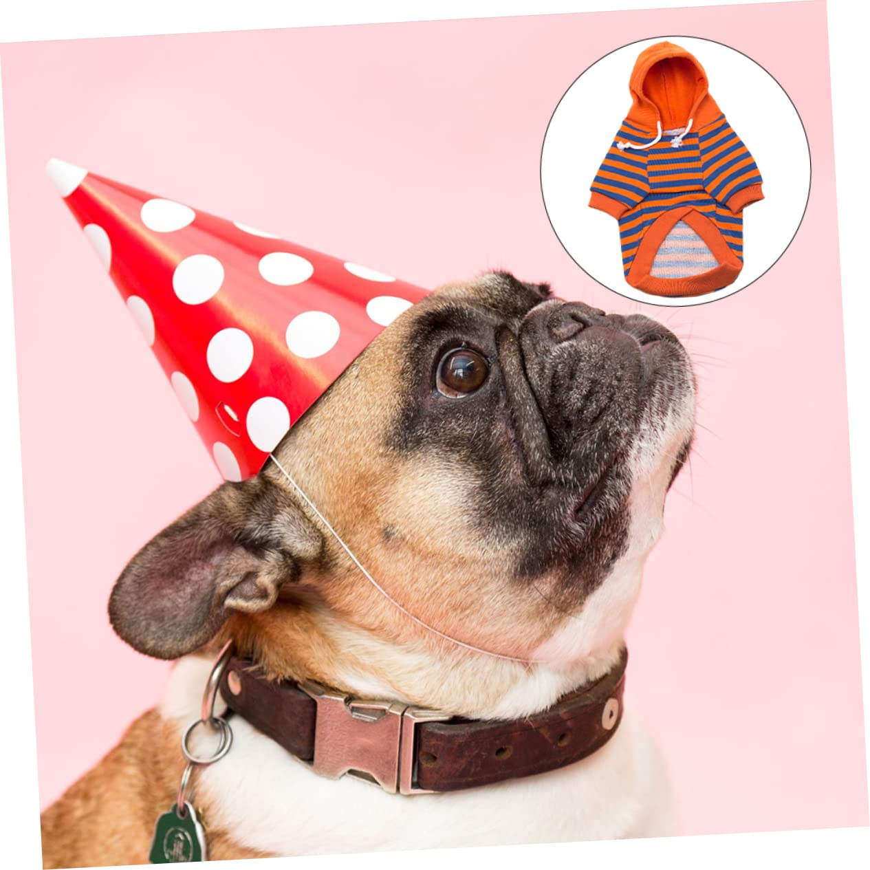 Beaupretty 3piezas Camisa Rayas para Perros Pequeños Pijama Transpirable De Algodón Ropa De Mascota para Ocasiones Especiales y Actividades Al Aire