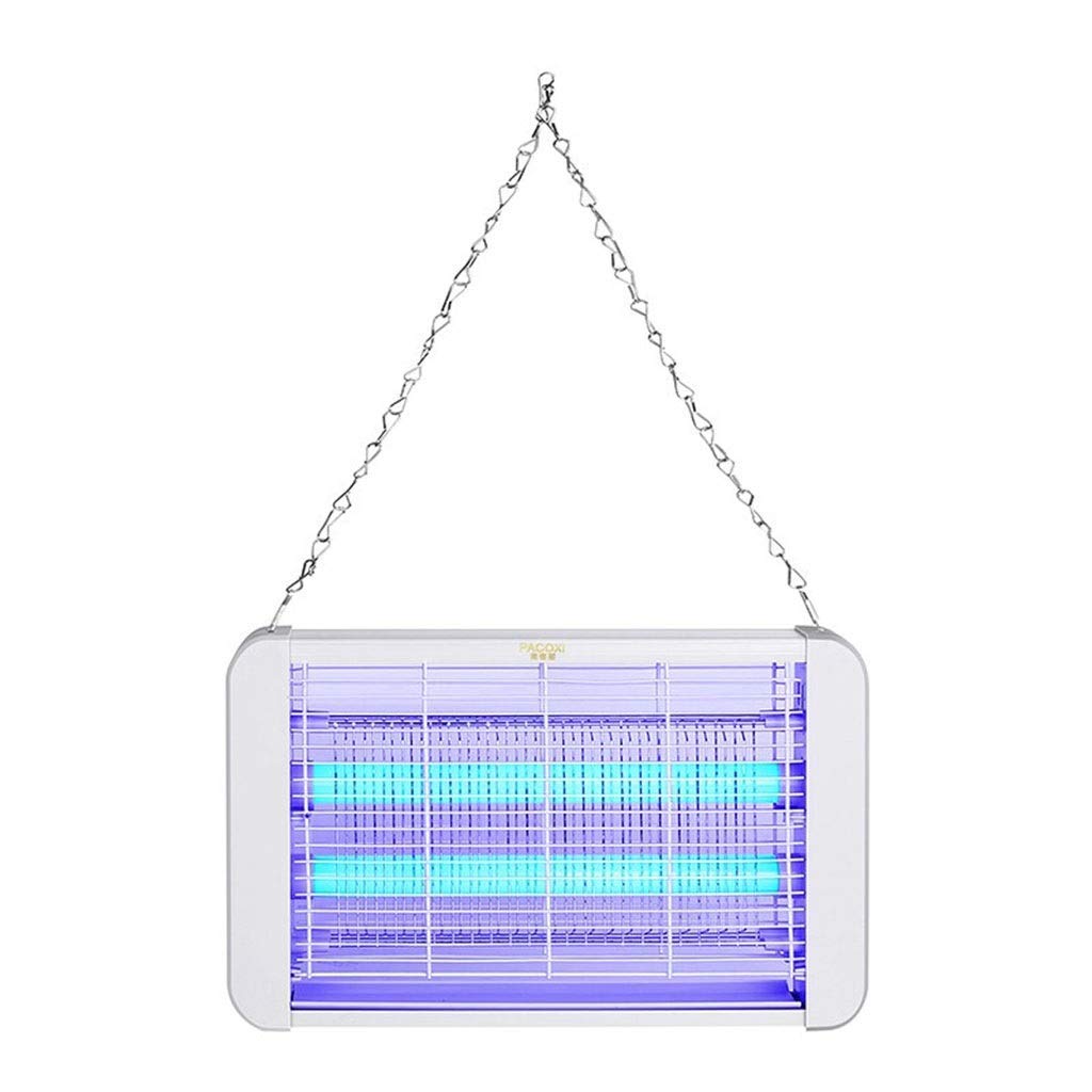 TEmkin Lampada antizanzare a Parete con Trappola per zanzare, Lampada antizanzare a LED con Shock Elettrico Muto Senza Radiazioni, Luce Domestica, Cucina, Camera da Letto, per zanzare/Mosche