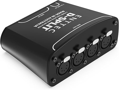 Enttec D-Split 70579 DMX - Divisor aislado de 4 puertos (5 pines)