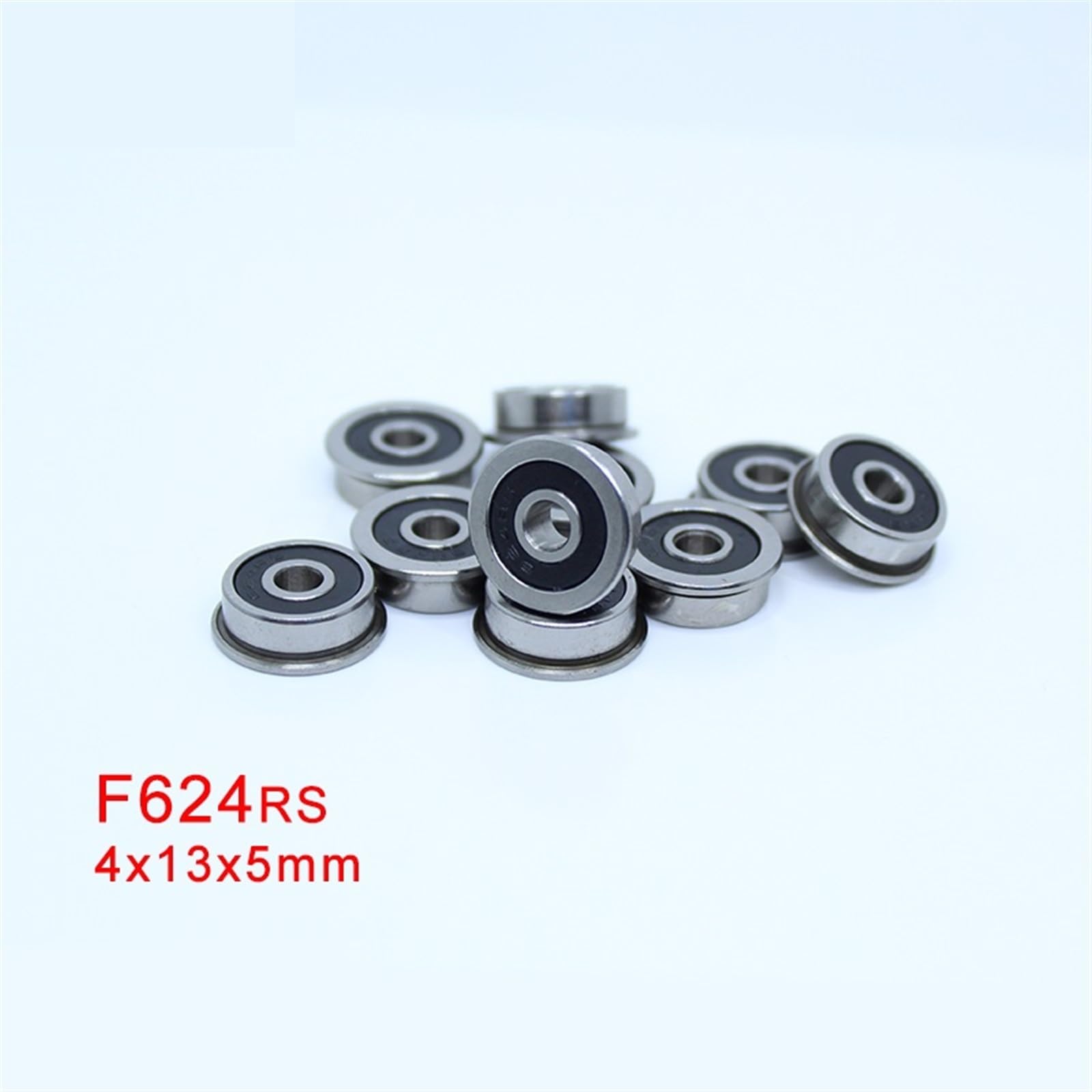 Roulement F624-2RS 4x13x5mm (10 pièces) roulements à billes miniatures à bride F624RS RF-1340DD