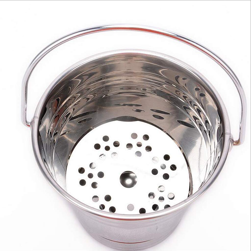 Enfriador de botellas de vino de acero inoxidable con tapa, cubo de hielo con pinzas y piedras de whisky, perfecto para botellas de 3 L y 1,5 L, ideal para fiestas y eventos