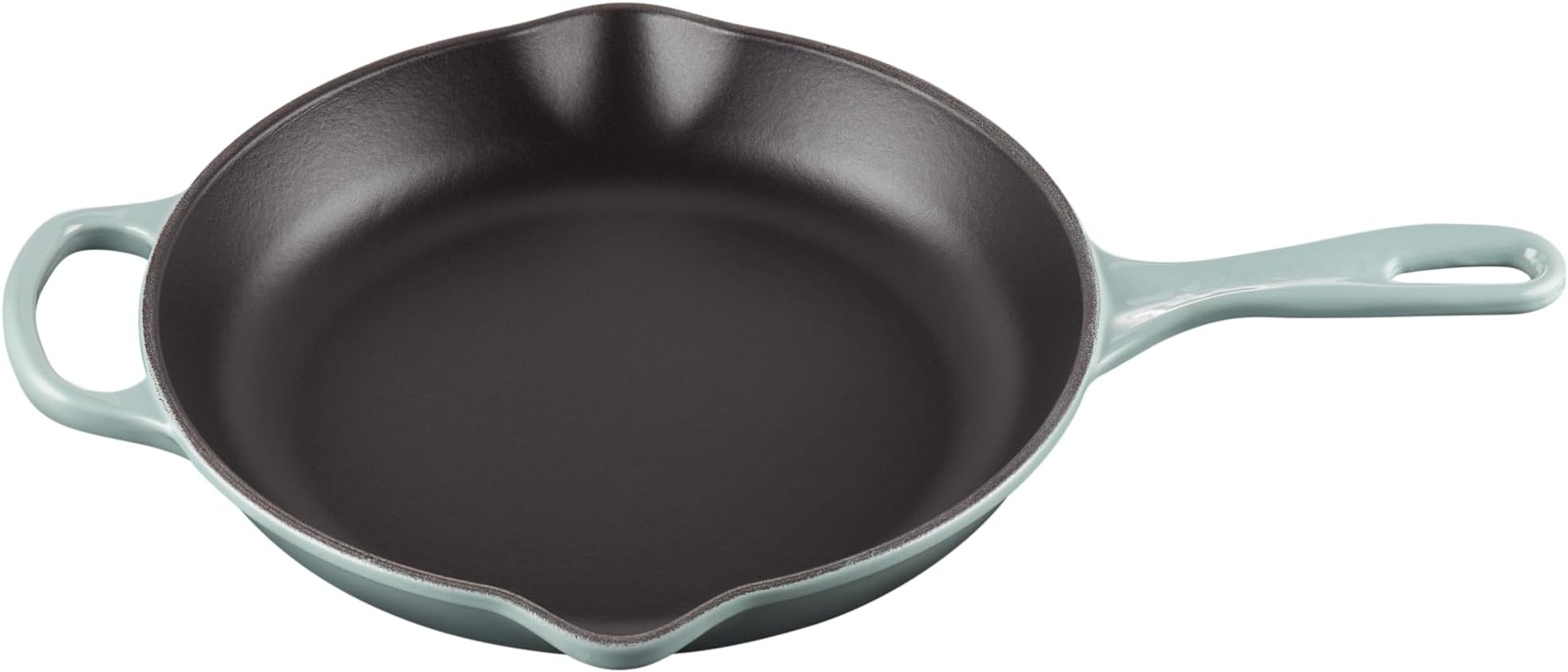 Le Creuset Signature Cast Iron Handle Frying Pan, 26 cm, Sea Salt