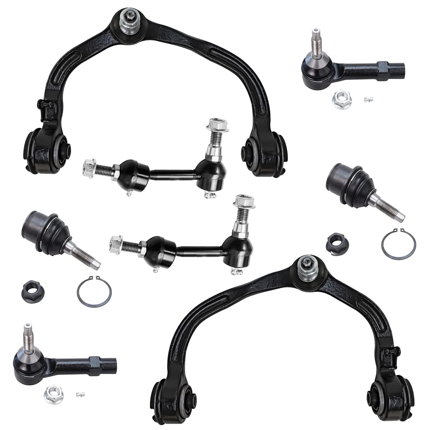 Detroit Axle - 8pc Front End Suspension Kit for 2003-2004 Ford Expedition