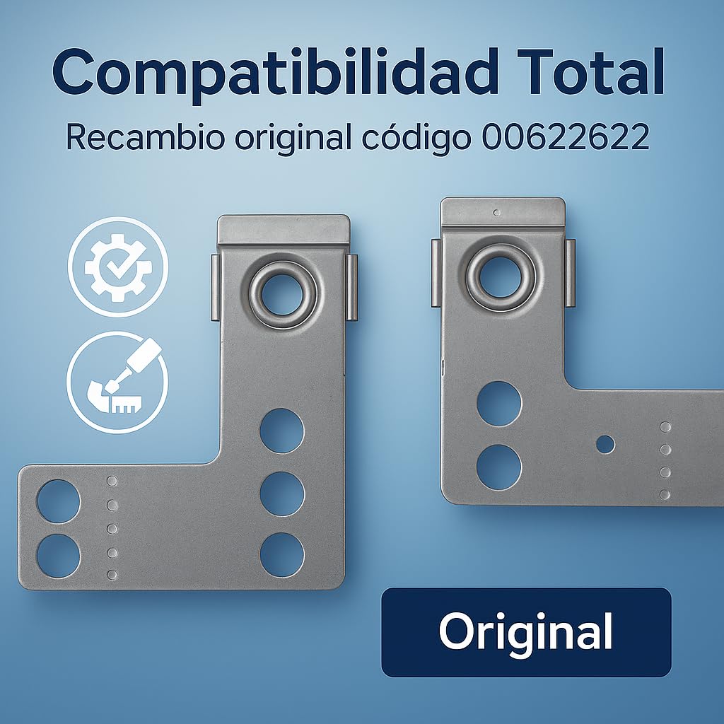 Juego de Anclajes de Fijación para Lavavajillas de Integración | Compatible BALAY Modelo 3VF301NP/01 | Kit de Montaje a Mueble | Recambio de Alta Calidad