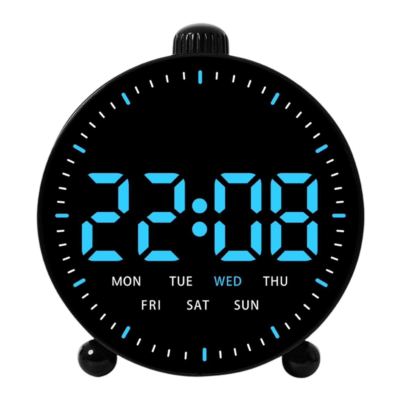 PANGBOER Electronic Timer Clock with Large LED Screen Quiet Perfect for Study Rooms Sensitive Sleepers Electronic Clock