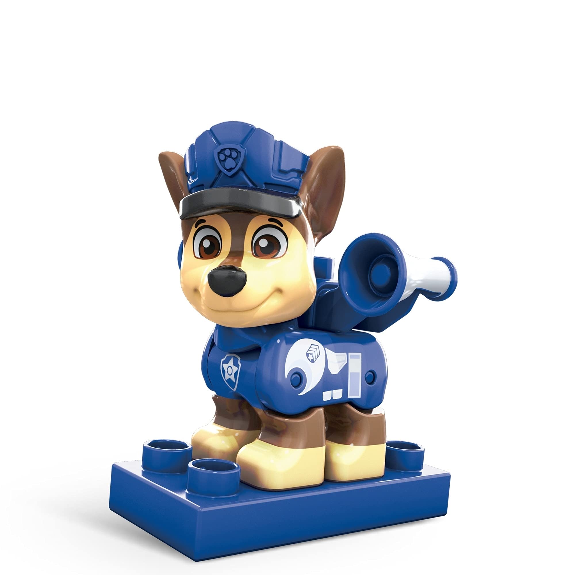 Mega Bloks Paw Patrol – Auto Della Polizia Di Chase Con Personaggio Snodato – 10 Blocchi Da Costruzione – Giocattolo Per Bambini 3+ Anni – Mattel HDJ33