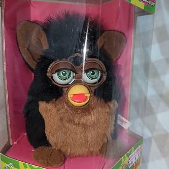 初代　ファービー　黒　日本語版 初代 ファービー 日本語版 白黒 - メルカリ