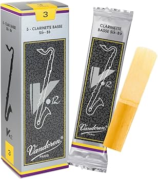 Amazon.co.jp: バンドーレン バスクラリネットリード V.12 硬さ:3 (5枚