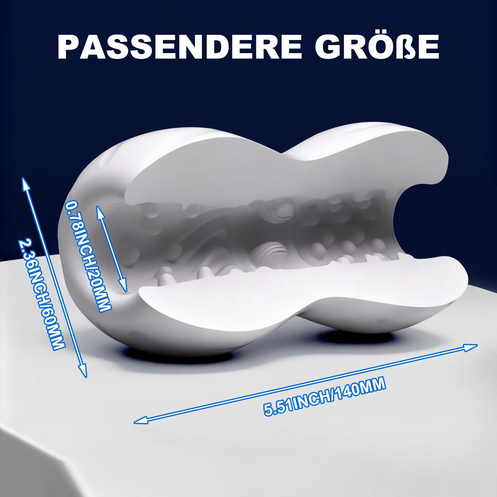 Masturbatore Uomo - Masturbatori Maschili Ultra Elastico Toy con 3D Vagina Finta, Pompino Giocattoli Sessuali, Manuale Objet per Uomini, Masturbatore per Pene Sexytoys Uomo Pocket Pussy