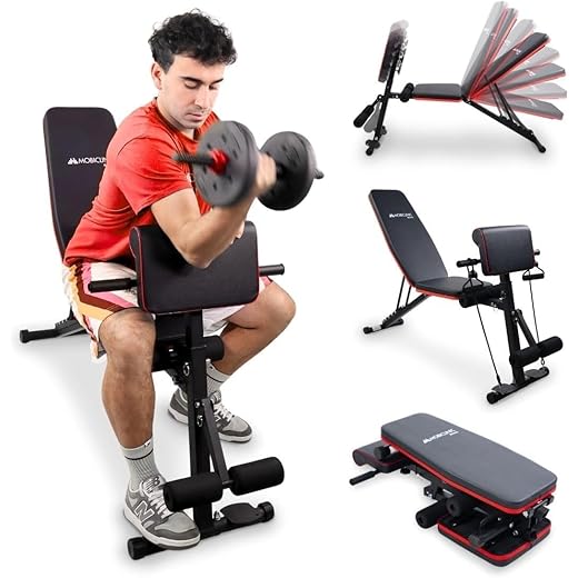 YOGIMOONI Adjustable Dumbbell Bench 270 Kg