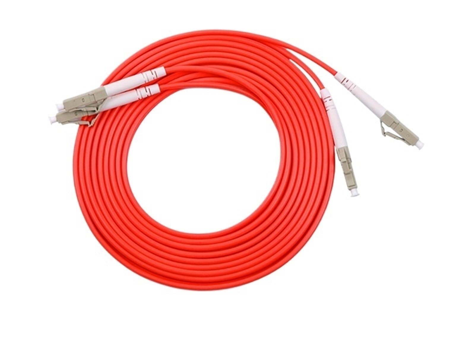Câble de raccordement à Fibre Optique LC-LC Duplex OM1 multimode 62,5/125 µm 2,0 mm, 20 pièces(3MTR)