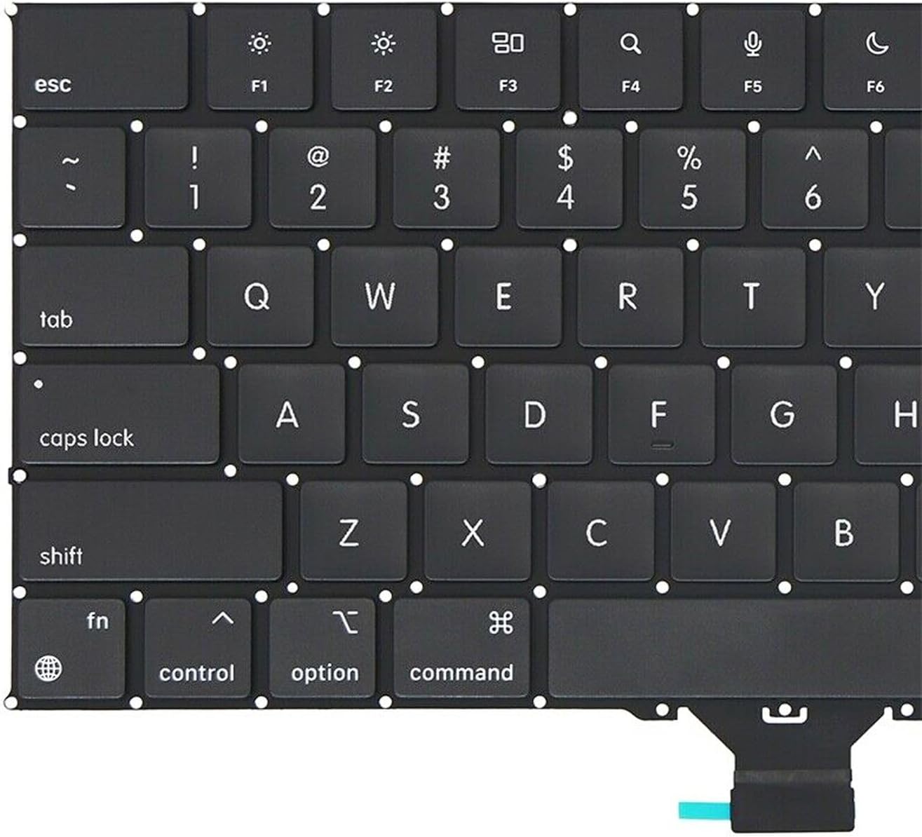 Replacement US Keyboard for MacBook Pro M1 M2 M3 M4 M5 Pro Max Retina 14 inch 16 inch A2442 A2485 A2779 A2780 A2918 A2991 A2992 A3185 A3186 A3112 A3401 A3403 A3434 2021-2025 Year