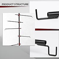 Vista 8 de CROSSDESIGN Soporte de panel de guardabarros de puerta de cuerpo automático Soporte de pintura colgante de poste central de árbol