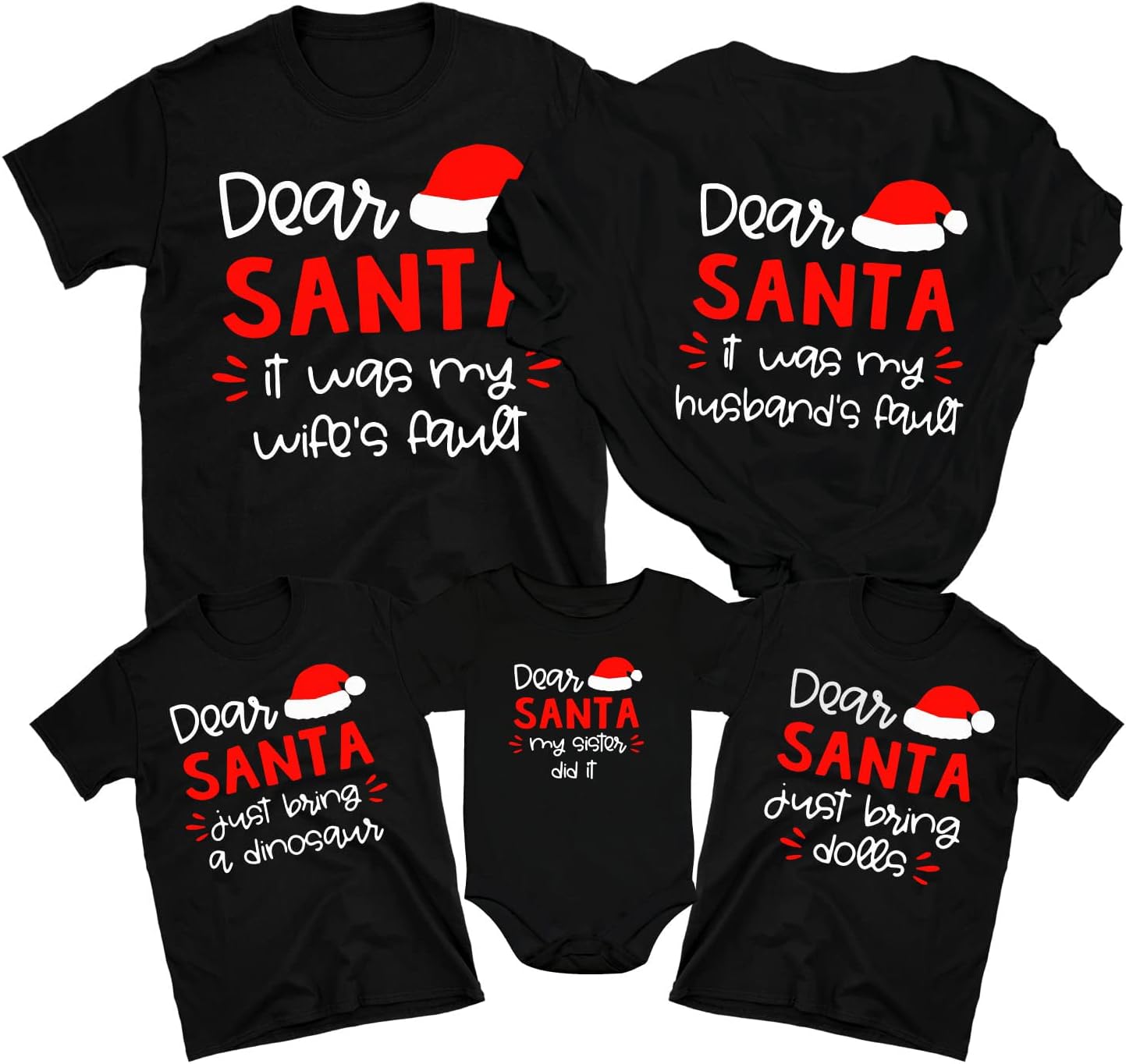 Dear Santa Christmas Shirt for Family 2025, Cousins Crew Group T-Shirt Matching Holiday Xmas Outfit for Photoshoot - Image 5