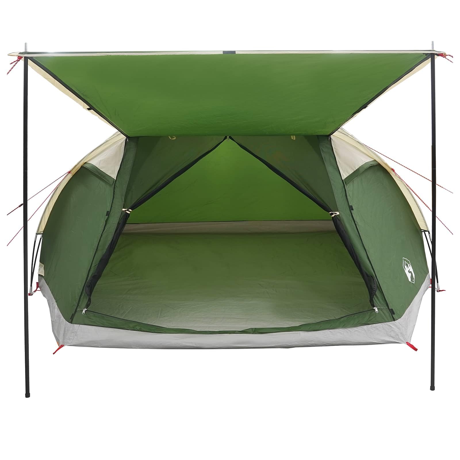 Namiot do domku, zielony, 4 osoby, poliester, stal 398 x 260 x 177 cm