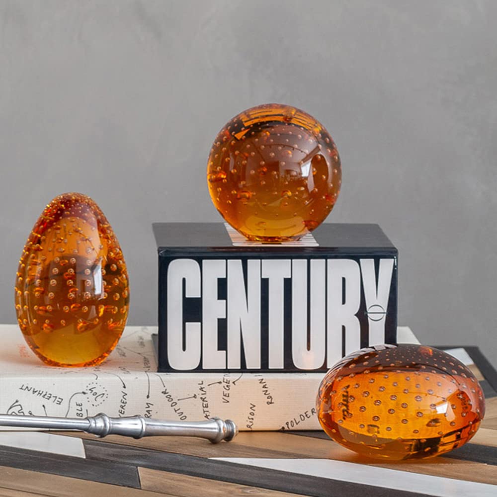 Amazon.co.jp: Cá d'Oro 3個セット 小さなガラス ペーパーウェイト