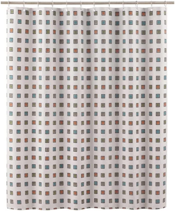 Best Shower Curtain Shower Curtain with Grommets and Hooks Waterproof Fabric Machine Washable Shower Curtain Liners Tub Curtains for Bathroom Bath Decor (A 240x200cm)