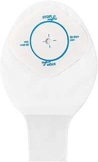 ConvaTec 020922 Little Ones One-Piece Drainable Pouch with Cut-to-Fit Stomahesive Skin Barrier, Transparent, 5/16