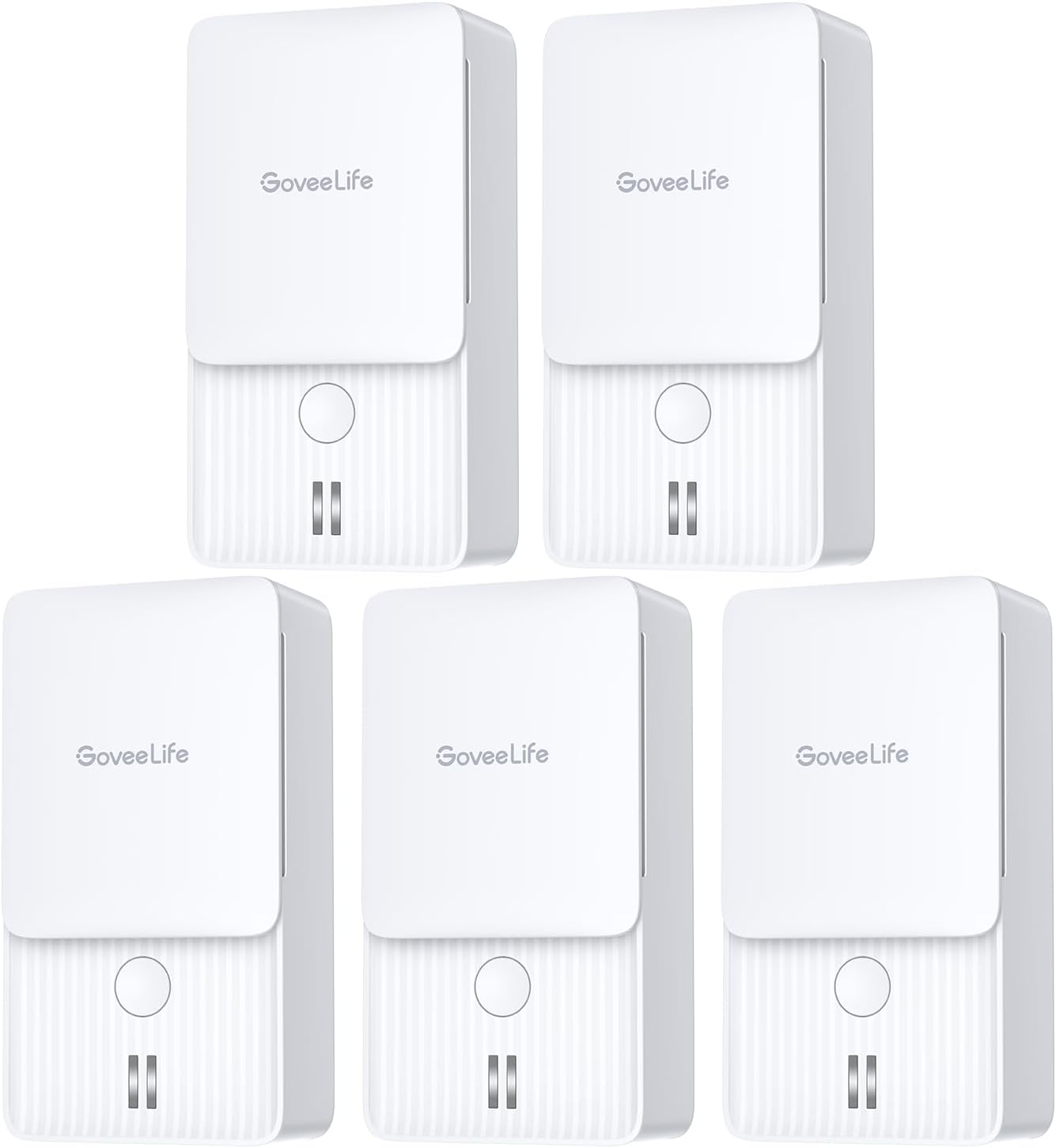 - Water Leak Detectors 5 Pack, 100dB Adjustable Audio Alarm and Leak and Drip Alerts, Detector for Home, Bedrooms, Basement, Warehouse, Cabin/RV