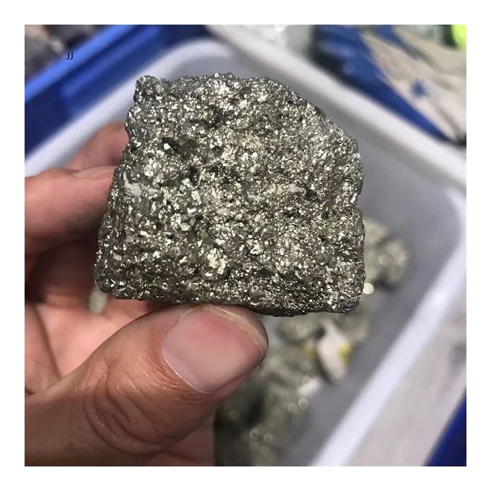 Natürlicher Chalkopyrit, rohes Metallerz, Einrichtungsgegenstände for das Heimbüro, Stein mit starkem Magnetfeld, handwerklicher Dekorationsstein, Heimdekorationssteine ERTEYIN ( Size : 900-1000g )