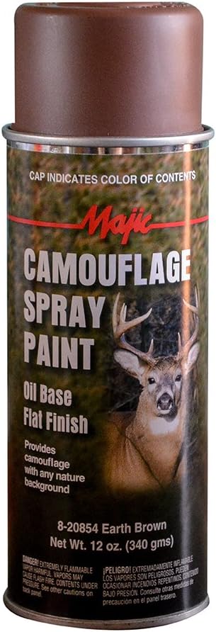 Majic Paints 8-0853-2 Camouflage Paint, 1-Quart, Bark Gray