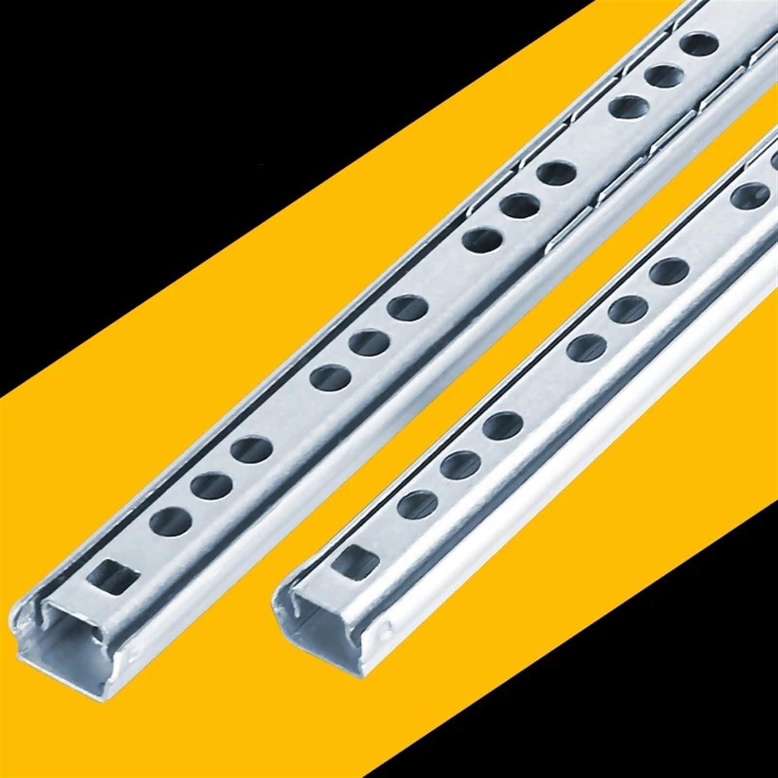 Side Mount Ball Bearing Drawer Rails 2Pcs 8-16