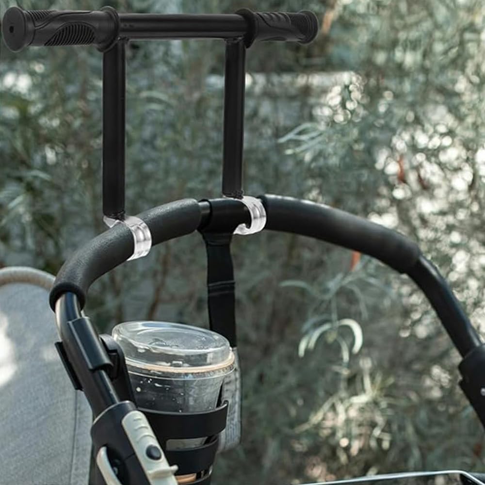 Extension de poignée de poussette, extension en métal pour chariot, barre d'accoudoir de poussette, accessoire de remplacement pour poussette d'enfant