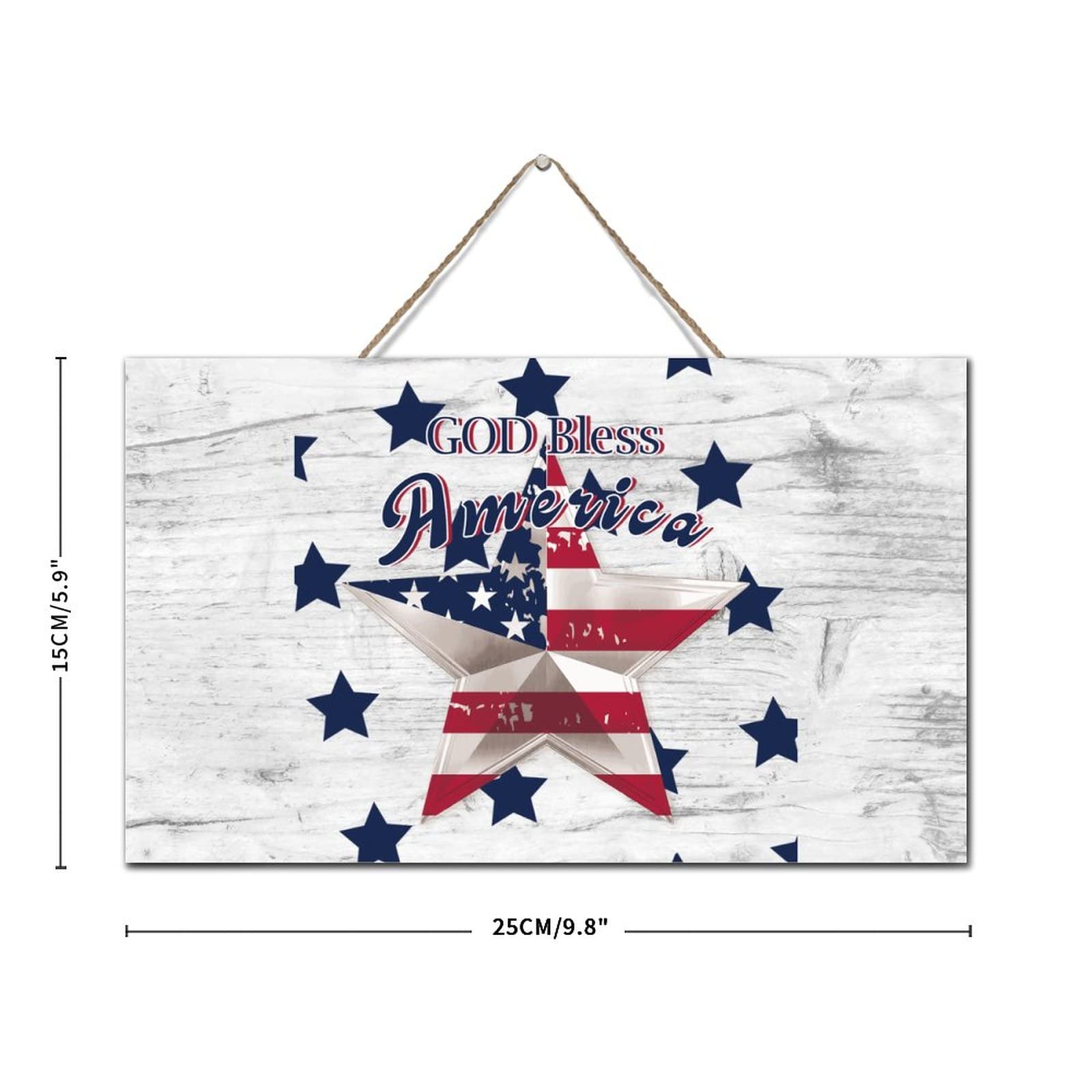 Aquila Americana con Scritta God Bless America in Vetro Kurt Adler - H 10 cm - Il Villaggio di