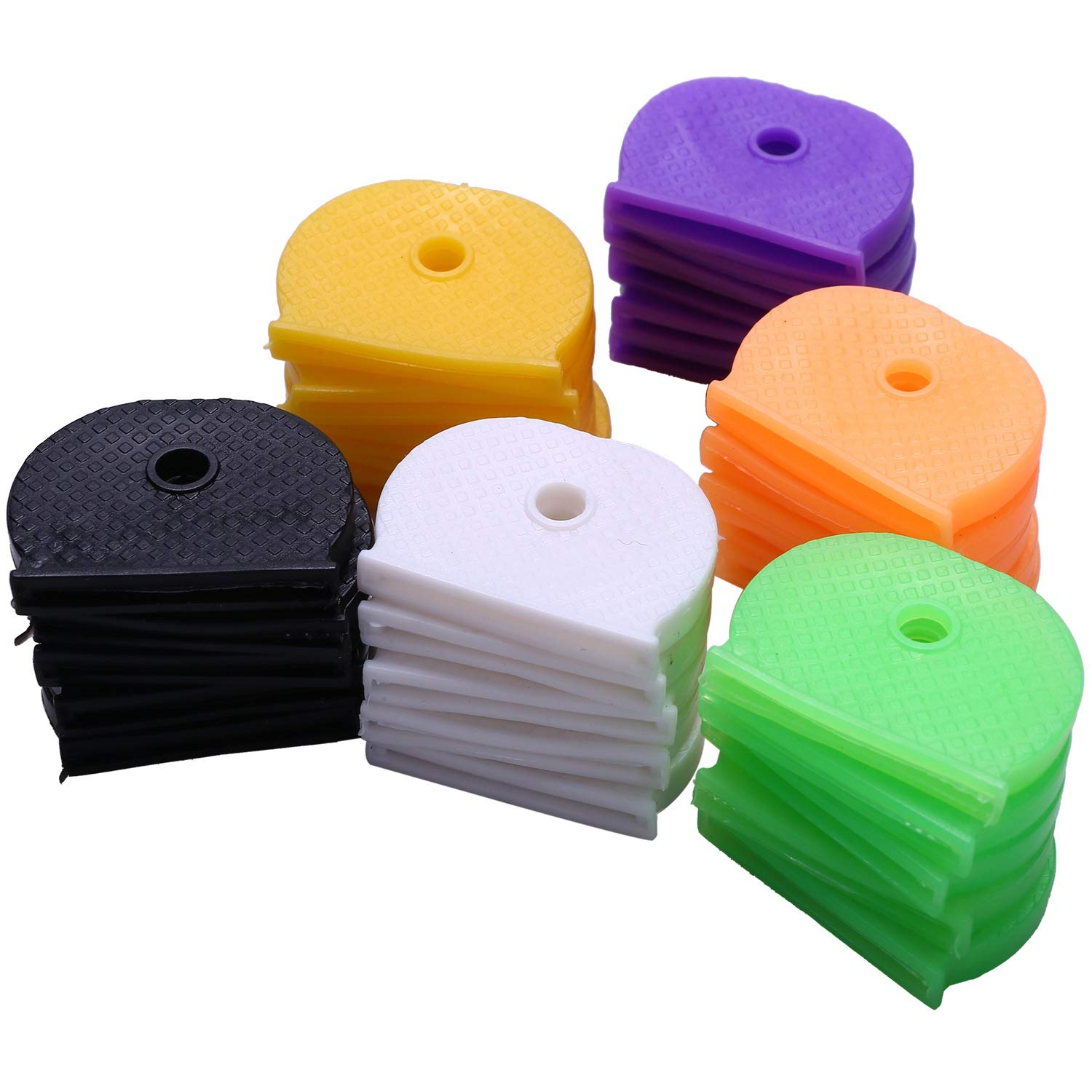 CTRLZS 30 PACK Coloured KEY TOP COVERS Head/Caps/Tags/ID Markers Mixed Toppers
