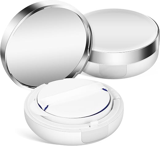 2PCS Cushion Foundation Case Empty Compact Makeup Containers Puff Case Bb Cream Box for Liquid
