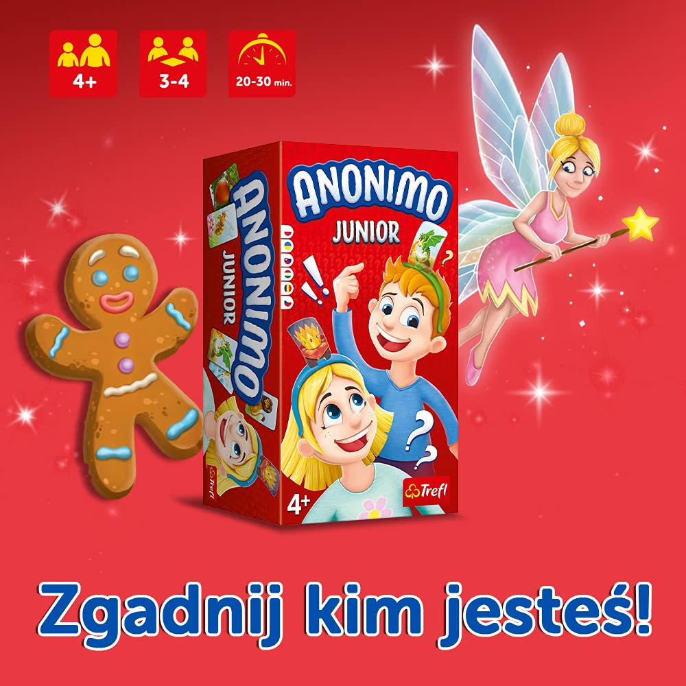 Trefl, Anonimo Junior, Gra Towarzyska, Gra Rodzinna, Zabawa Towarzyska w Zgadywanie Kim Jesteś, Odgadywanie Haseł