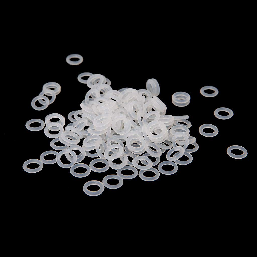 Zhouyqx As Shown 120Pieces Keycaps Rubber O-Ring Dampeners For Keyboard