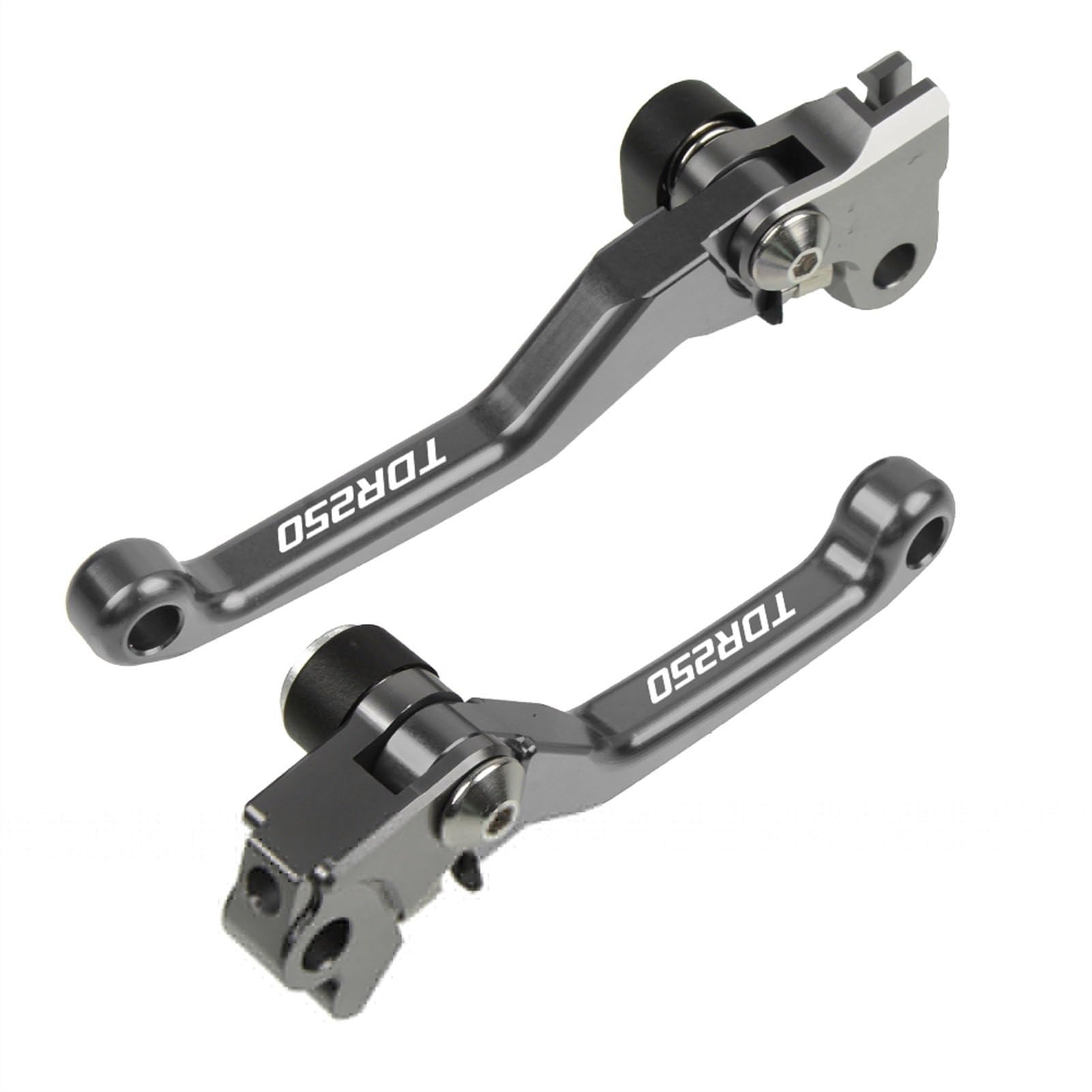 VTAIEX Motorbike Accessories for Y-AMAHA TDR250 TDR 250 1988 1989 1990 Motorcycle Aluminum Pivot Brake Clutch Handle Levers Motocross Dirt Bike Lever(Grey)