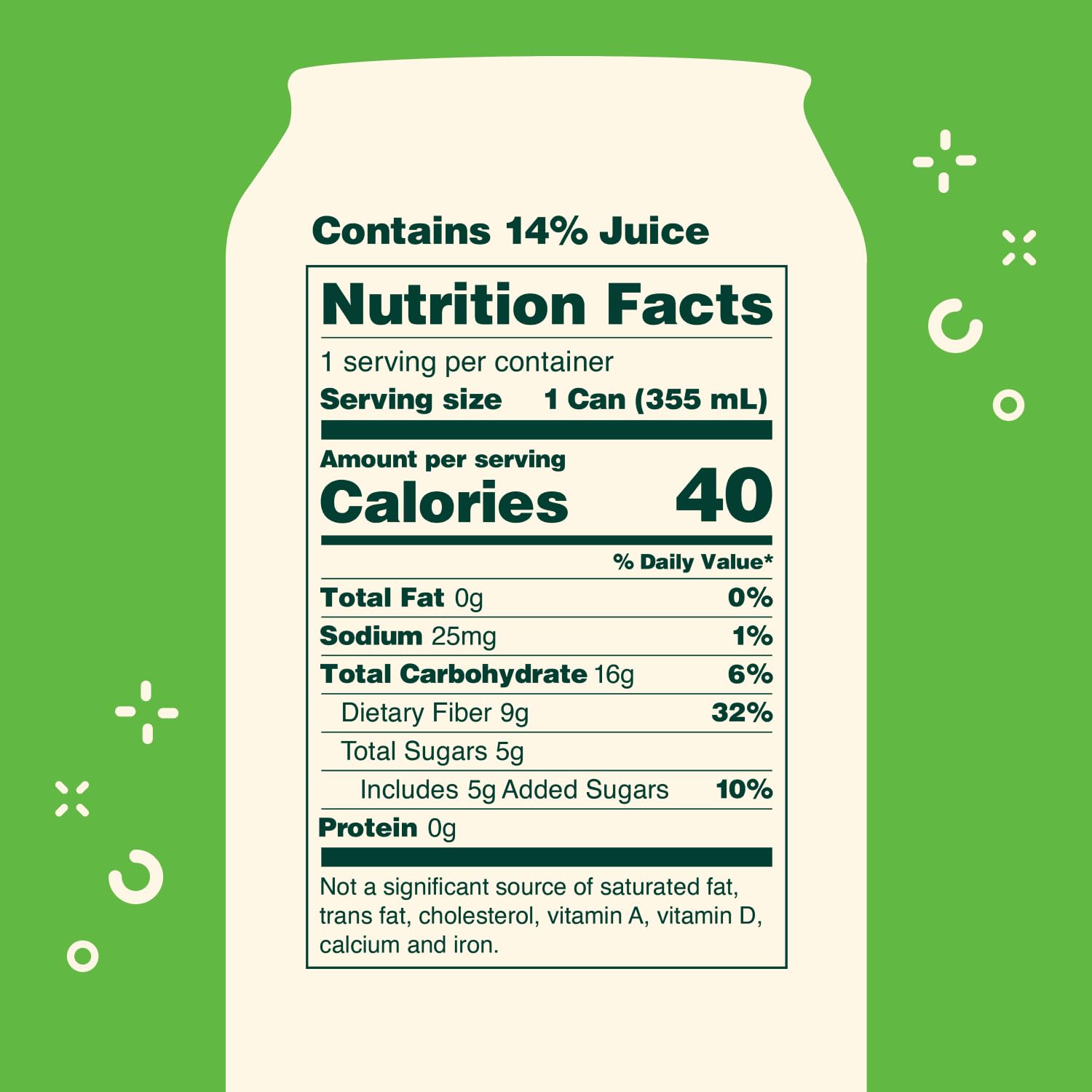 OLIPOP Watermelon Lime Prebiotic Soda, 12 FZ