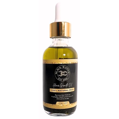 Black Widow Aceite de crecimiento del cabello 2oz Aceite natural para cabello más grueso y largo Black Widow Aceite de crecimiento del cabello 2oz Aceite natural para cabello más grueso y largo