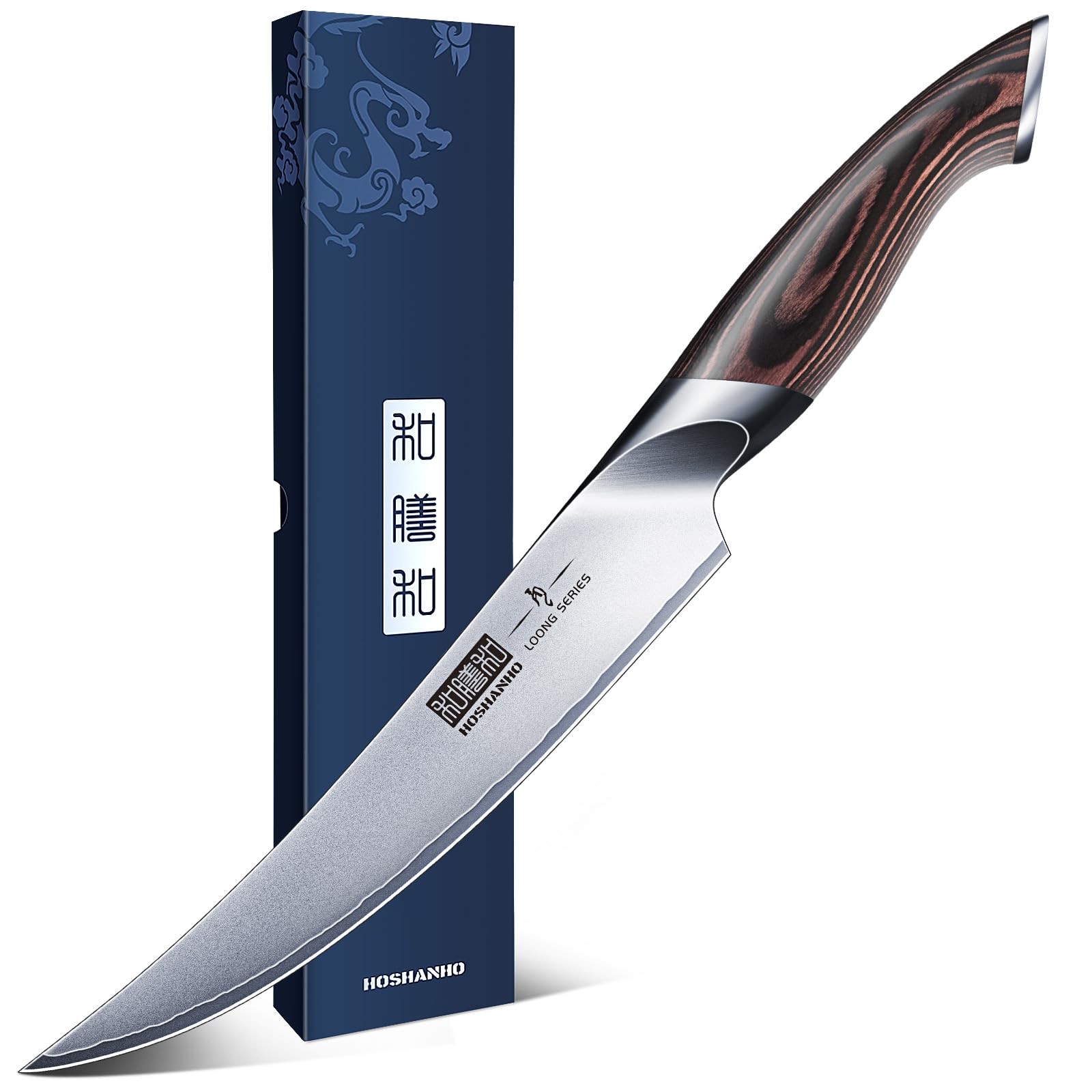 HOSHANHO Boning Knife 6 Inch High Carbon Stainless Steel Fillet Knife for Fish Professional Japanese Sharp Kitchen Filleting