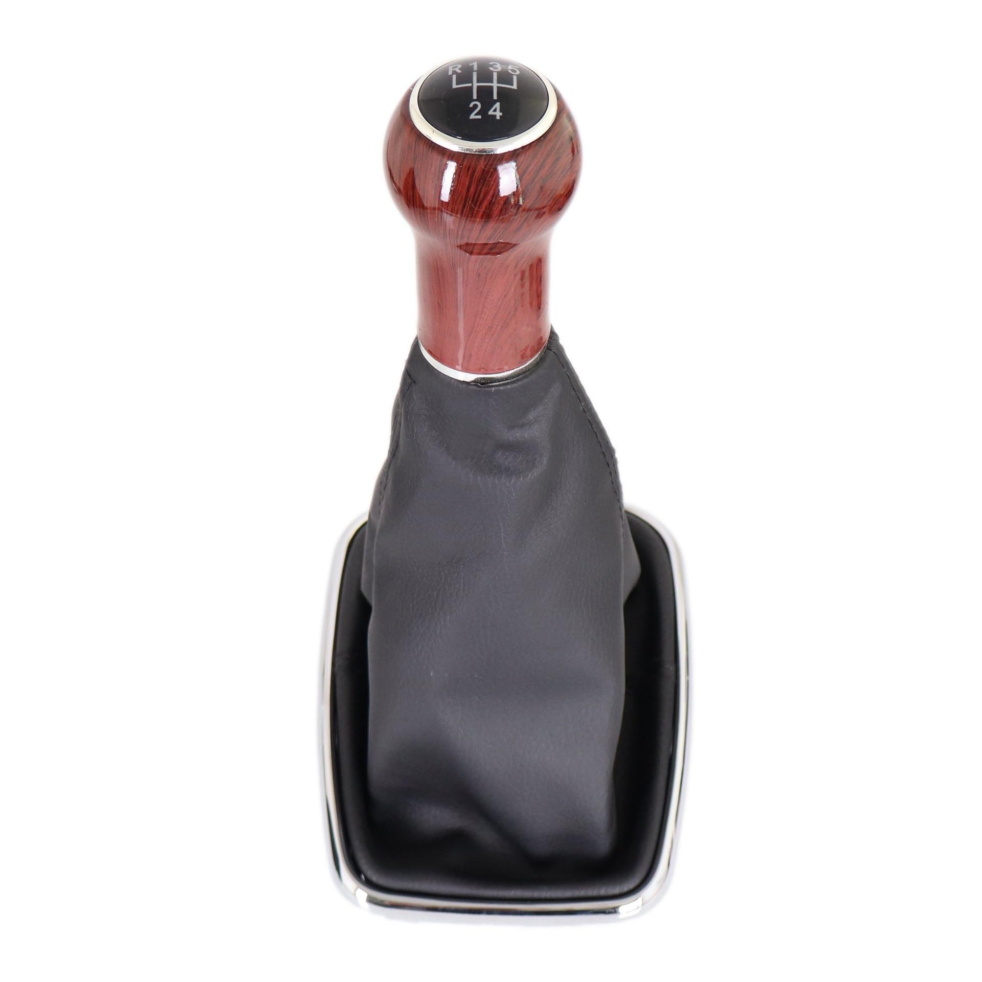 ZNCOJL Car Gear Stick Knob for VW Mk4 for Bora 1999-2004 5/6 Speed Manual Gear Shift Knob Shifter Lever Head No Modification Required(for 5 Speed)