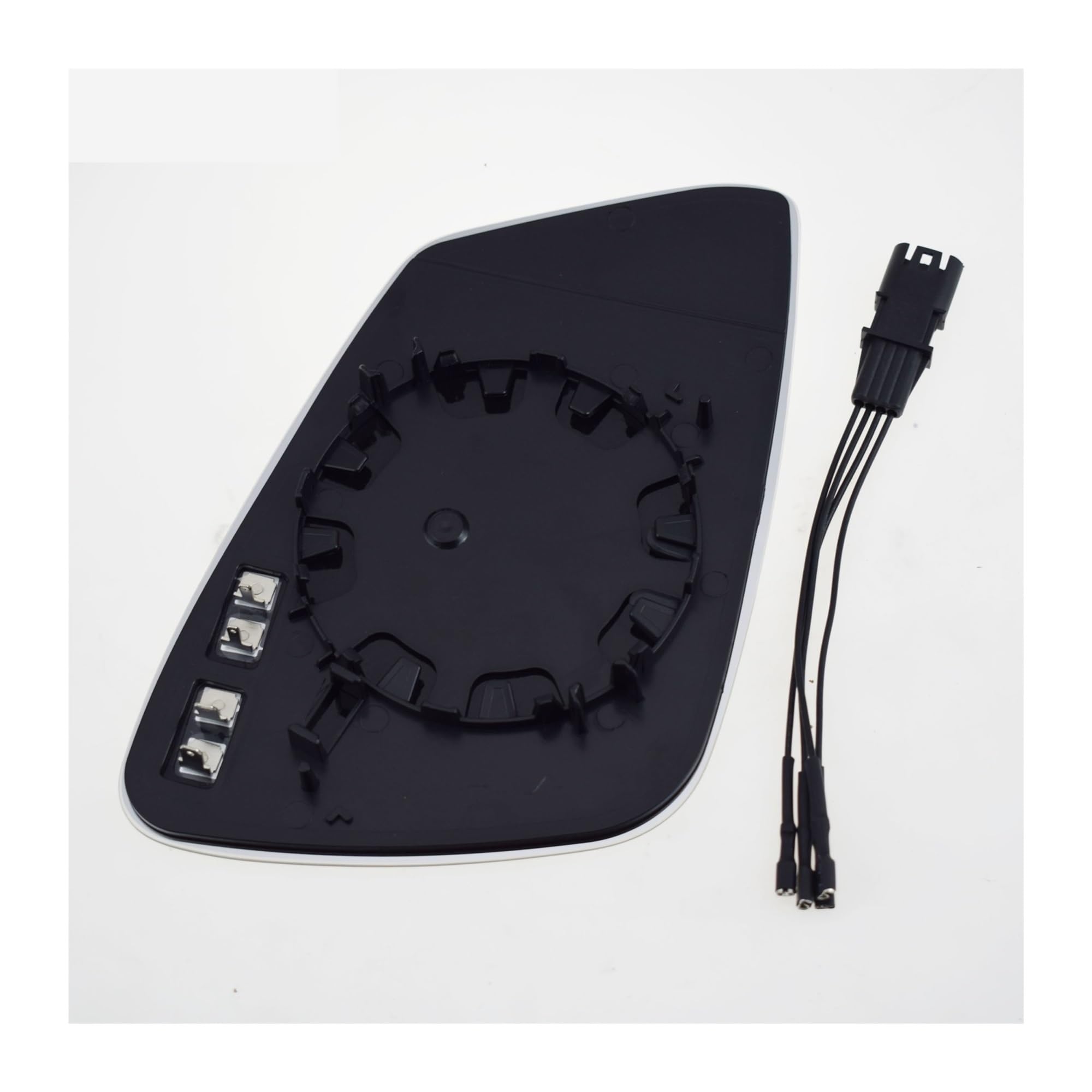 zamiennik do lusterka bocznego Pasuje do Bmw E60 E61 E63 E64 F01 F13 F18 szerokokątny podgrzewane szkło lusterka wstecznego lewy prawy 51167186587, 51167186588(2 Pcs Left Right)