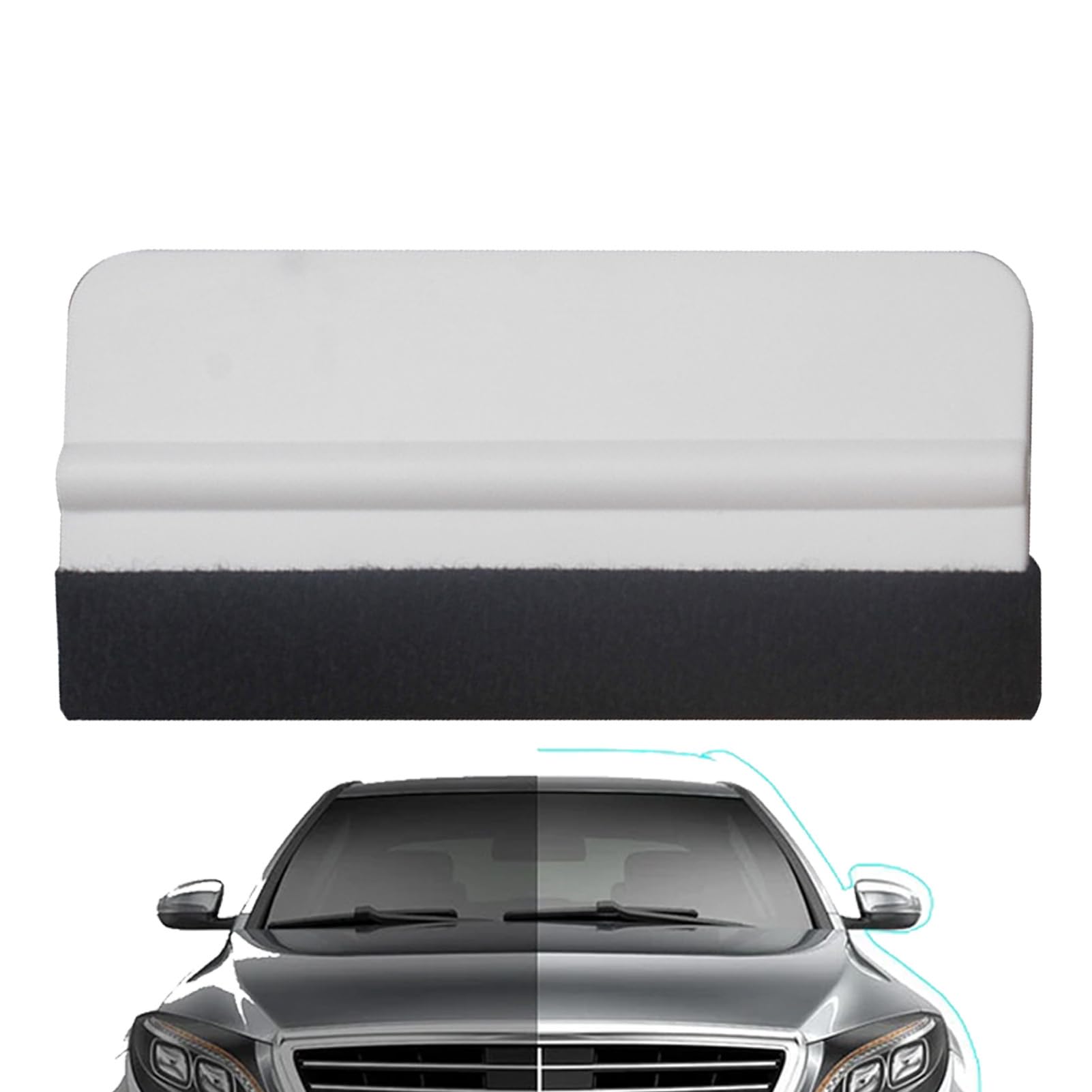 Tedious Film Squeegee - Window Film Squeegee Tool | Tint Applicator For Car, Decal Scraper Applicator Tool For Vehicle Glass Protective Film, Car