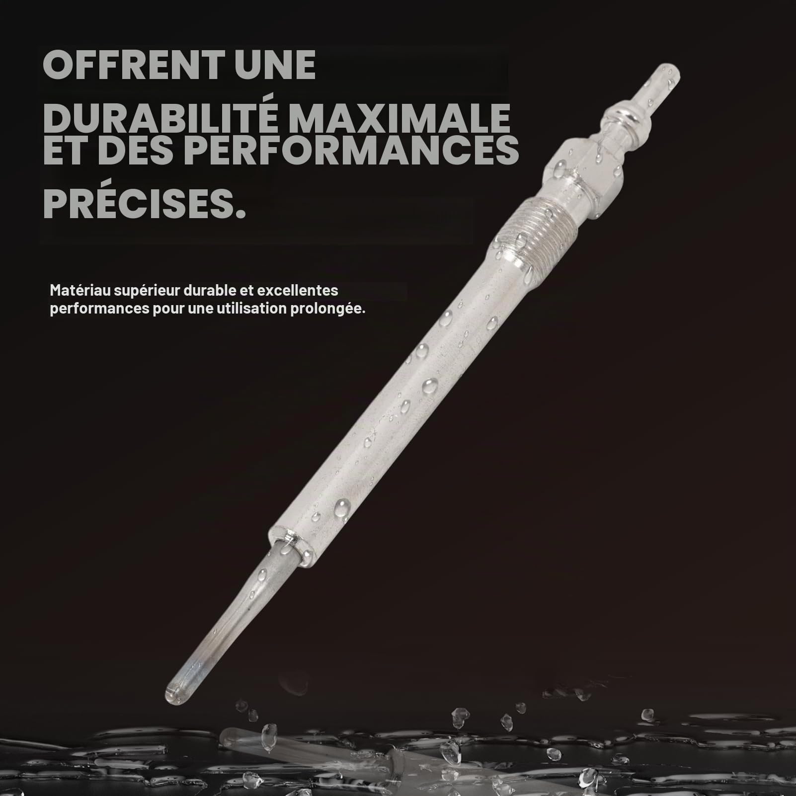 4 pièces Bougie d'allumage Glow Plug GLP194 pour A1 A3 A4 A5 A6 A7 A8 Q2 Q3 Q5 Q7 0250403009 03L963619B