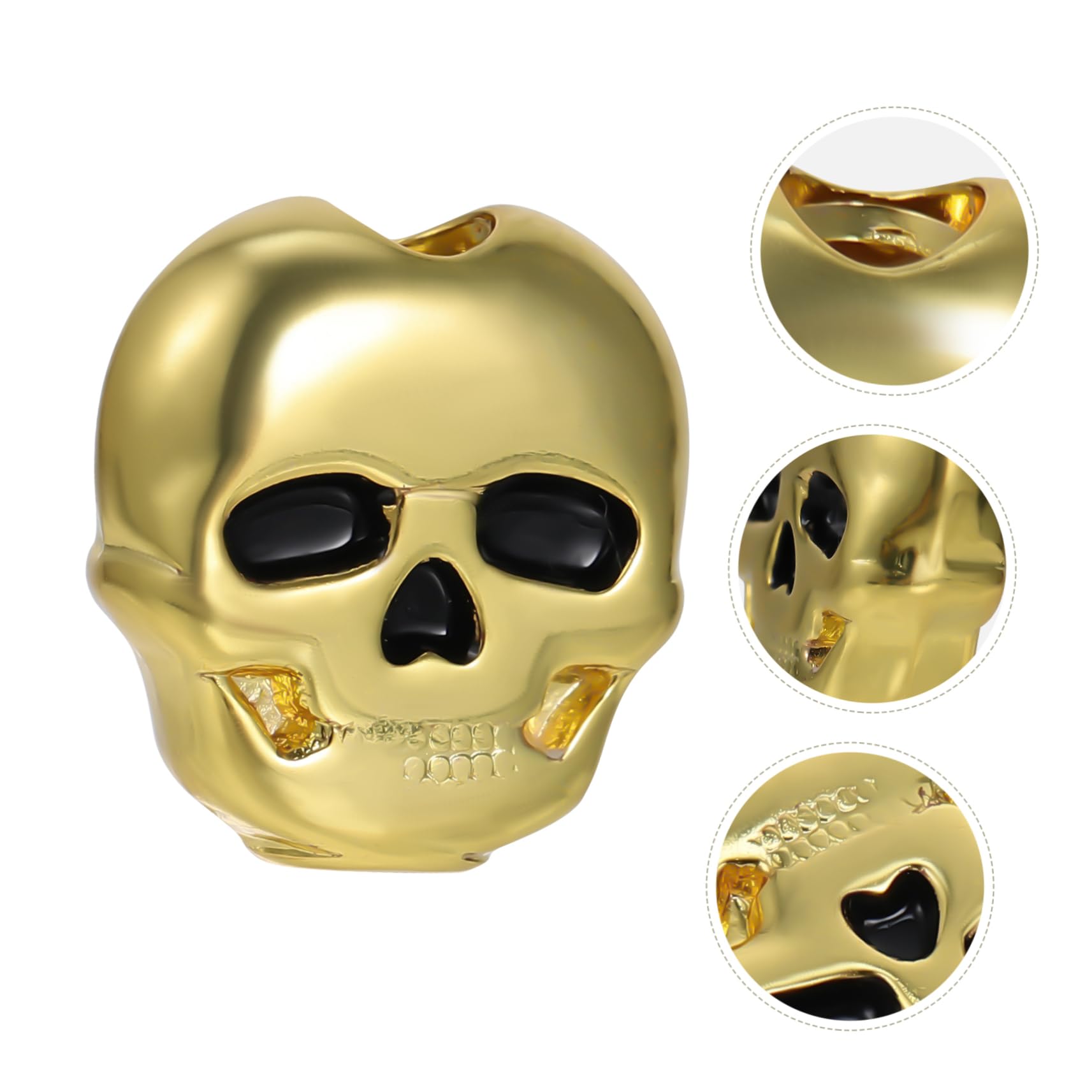 Abaodam 6pcs Skull Guitar Tuning Pegs Unique Classical Folk Electric Guitar String Buttons Durable Parts for Smooth Tuning Replacement for Tuners Great present for Musicians