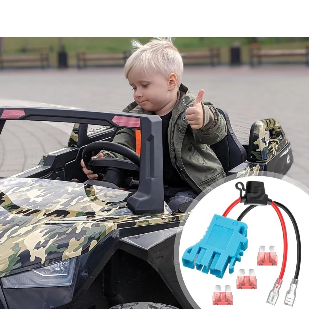12 AWG wtyczka wiązki przewodów, kompatybilna z baterią Peg-Perego 12 V SLA do samochodu, zabawka